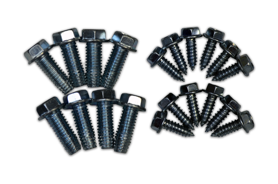 Owens Products BP01 Bolt Pack BP01 for Stone Guards / Full Length Installation / 20 Pieces / Silver / Owens Products - Truck Part Superstore