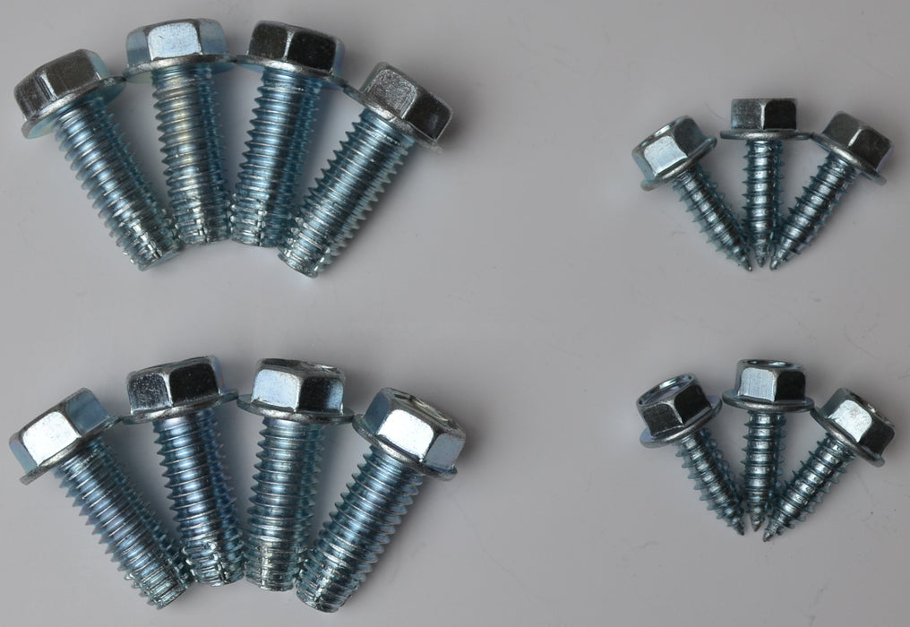 Owens Products BP02 Bolt Pack BP02 for Stone Guards and End Caps / Cab or Bed Length Installation / 14 Pieces / Silver / Owens Products - Truck Part Superstore