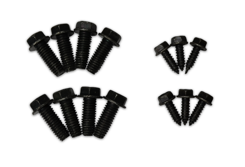 Owens Products BP02B Bolt Pack BP02B for Stone Guards and End Caps / Cab or Bed Length Installation / 14 Pieces / Black / Owens Products - Truck Part Superstore