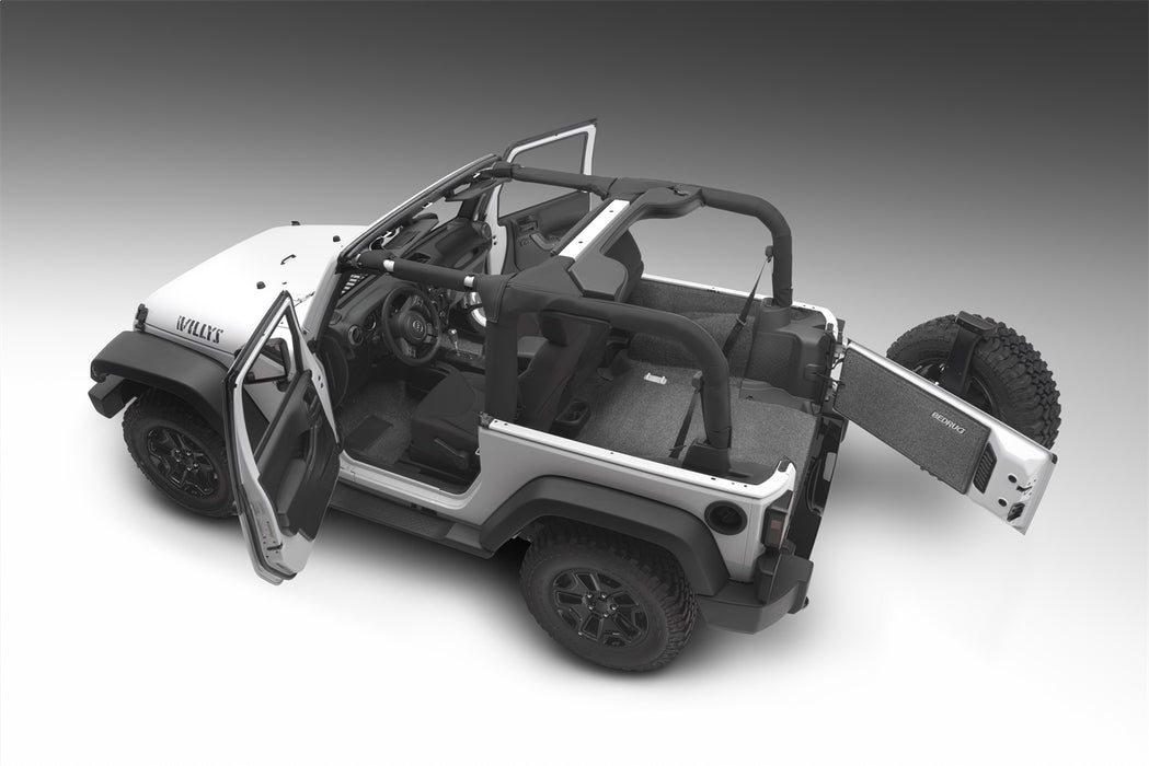 BedRug BRJL18F2 BedRug Floor Kit; 2 pc. Front; Replaces Factory Carpet Kit; - Truck Part Superstore