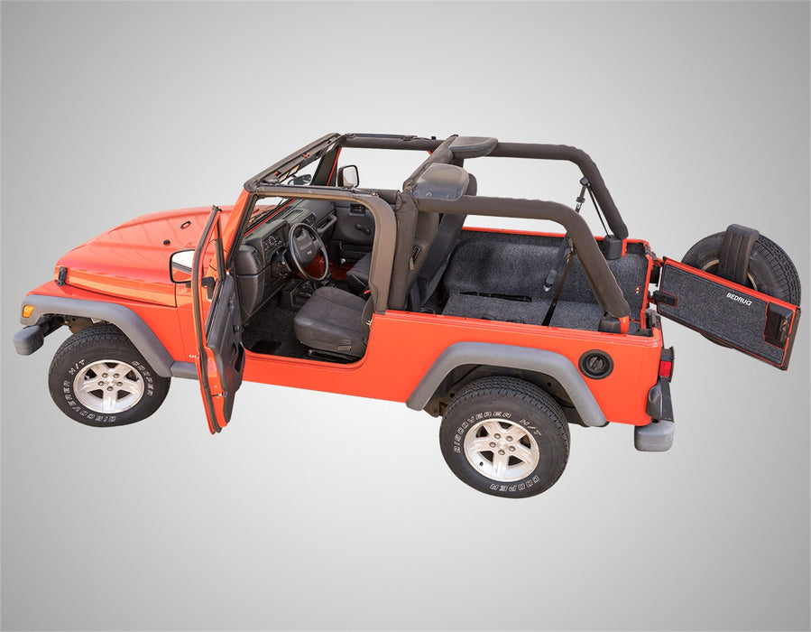 BedRug BRLJ04R JEEP BEDRUG 03-06 JEEP LJ UNLTD REAR 4PC CARGO KIT (INC TLGTE/TUB LINER) - Truck Part Superstore