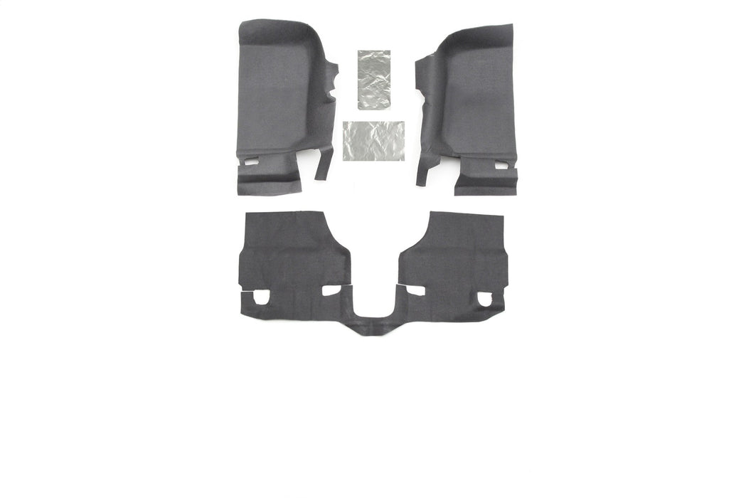 BedRug BTJK11F2 JEEP BEDTRED 11+JK 2DR FRONT 3PC FLOOR KIT (INCLUDES HEAT SHIELDS) - Truck Part Superstore