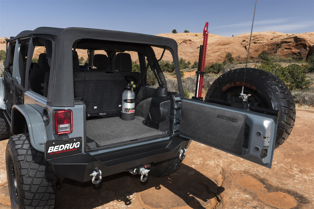 BedRug BTJK11R4 JEEP BEDTRED 11+JK UNLTD 4DR REAR 5PC CARGO KIT (INC TLGTE/TUB LINER) - Truck Part Superstore