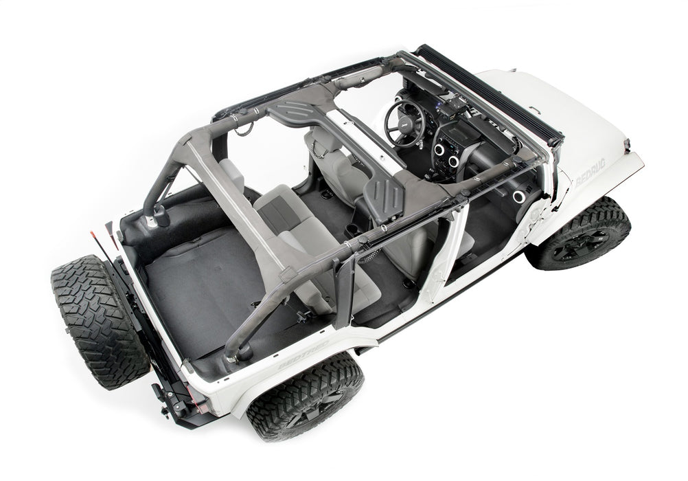 BedRug BTJK07R4 JEEP BEDTRED 07-10 JK UNLTD 4DR RR 5PC CARGO KIT (INC TLGTE/TUB LINER) - Truck Part Superstore