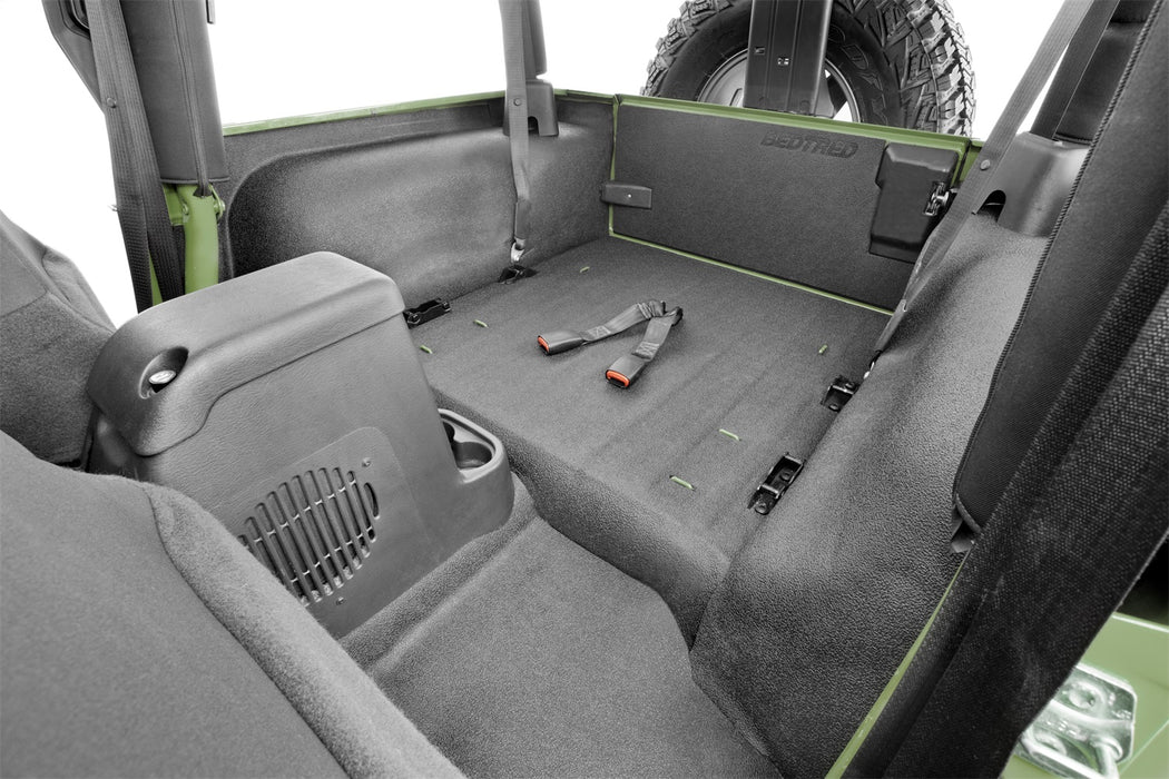 BedRug BTTJ97R JEEP BEDTRED 97-06 JEEP TJ 97-06 REAR 4PC CARGO KIT (INCLUDES TAILGATE) - Truck Part Superstore