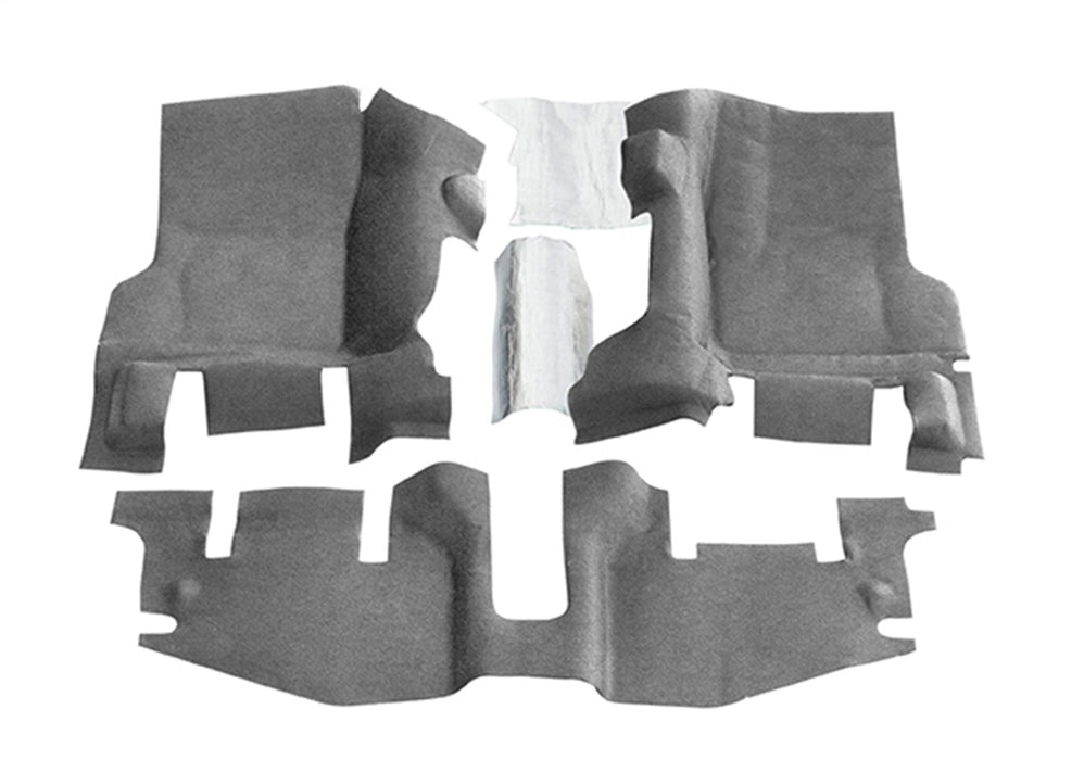 BedRug BTTJ97FNC JEEP BEDTRED 97-06 TJ/LJ FRNT 3PC FLR KIT (W/O CNTR CNSL)-HT SHLDS SPEC ORDR - Truck Part Superstore