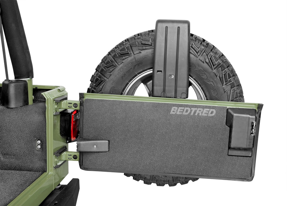 BedRug BTTJ97R JEEP BEDTRED 97-06 JEEP TJ 97-06 REAR 4PC CARGO KIT (INCLUDES TAILGATE) - Truck Part Superstore