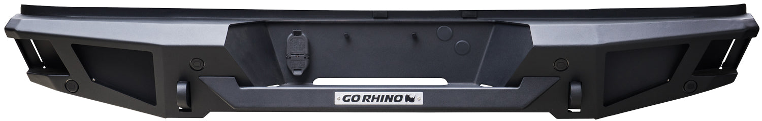Go Rhino 28219T Heavy duty rear steel bumper replaces factory bumper - Truck Part Superstore