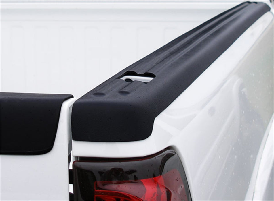 Stampede BRC0006H Rail Topz™ Ribbed Bed Rail Cap; Black; w/Stake Holes; Pair; - Truck Part Superstore