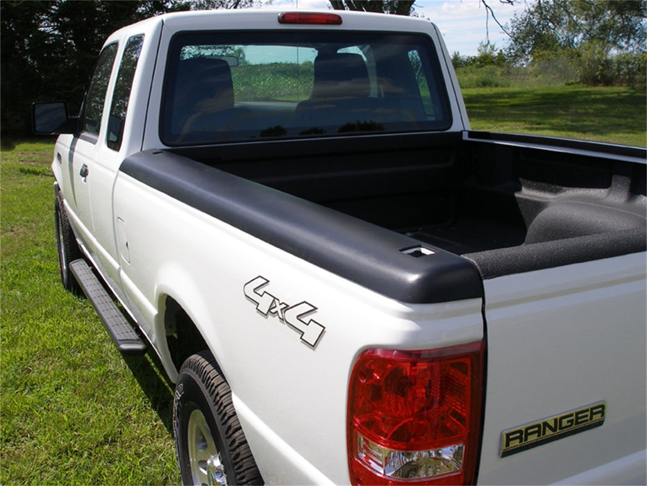 Stampede BRC1001H Rail Topz™ Smooth Bed Rail Cap; Black; w/Stake Holes; Pair; - Truck Part Superstore