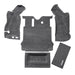 BedRug BRJK11R2 JEEP BEDRUG 11+JEEP JK 2DR REAR 5PC CARGO KIT (INCLUDES TAILGATE/TUB LINER) - Truck Part Superstore
