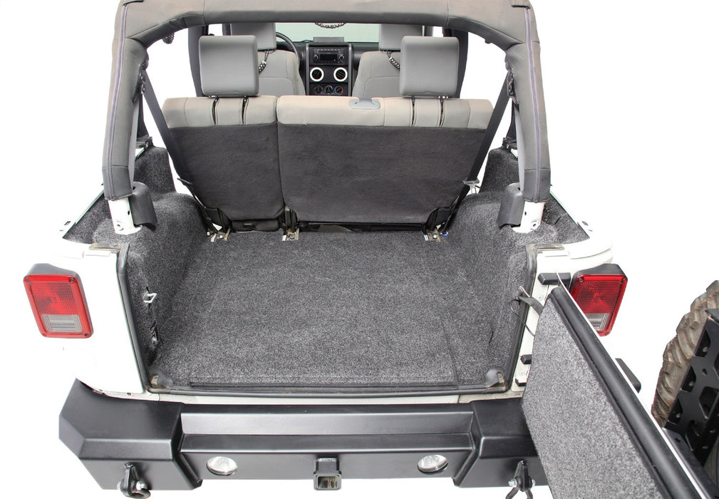 BedRug BRJK07R2 JEEP BEDRUG 07-10 JEEP JK 2DR REAR 5PC CARGO KIT (INCLUDES TAILGATE/TUB LINER) - Truck Part Superstore