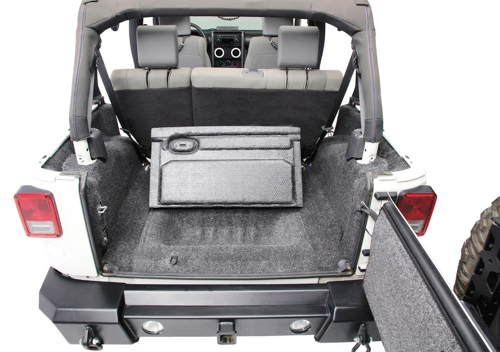 BedRug BRJK07R2 JEEP BEDRUG 07-10 JEEP JK 2DR REAR 5PC CARGO KIT (INCLUDES TAILGATE/TUB LINER) - Truck Part Superstore
