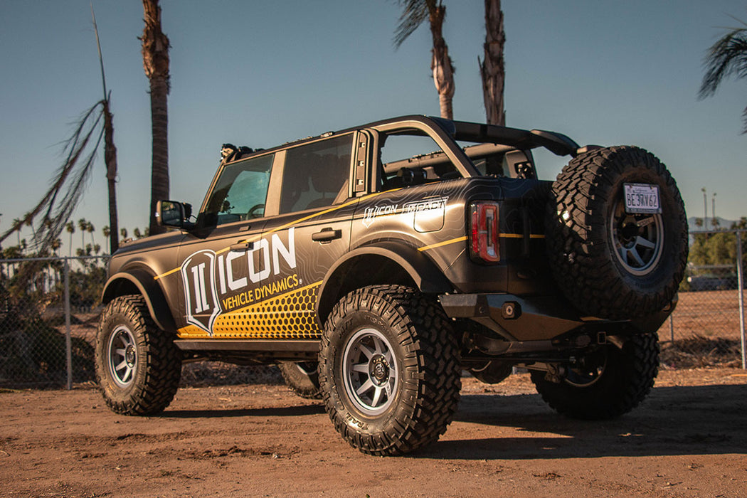 ICON Vehicle Dynamics 44200T 21-UP BRONCO REAR ADJ TRACK BAR KIT - Truck Part Superstore