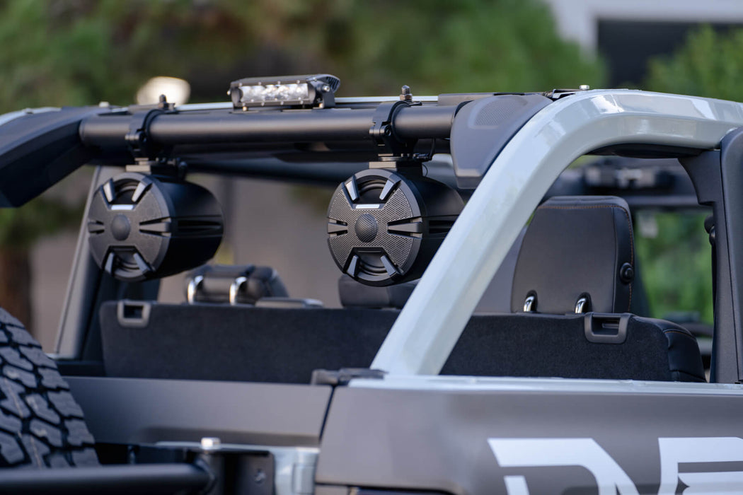 DV8 Offroad BRSB-01 2021-22 Ford Bronco Rear Speaker and Light Mount Bar DV8 Offroad - Truck Part Superstore