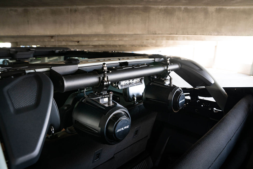 DV8 Offroad BRSB-01 2021-22 Ford Bronco Rear Speaker and Light Mount Bar DV8 Offroad - Truck Part Superstore