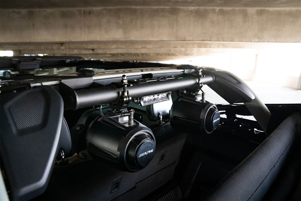 DV8 Offroad BRSB-01 2021-22 Ford Bronco Rear Speaker and Light Mount Bar DV8 Offroad - Truck Part Superstore