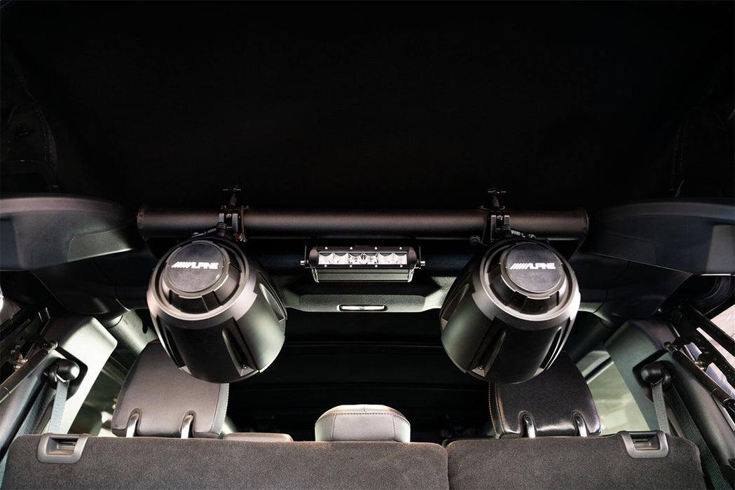 DV8 Offroad BRSB-01 2021-22 Ford Bronco Rear Speaker and Light Mount Bar DV8 Offroad - Truck Part Superstore