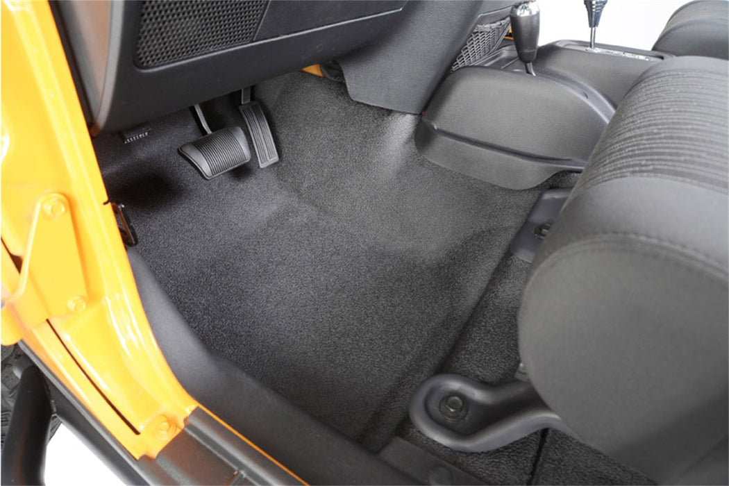 BedRug BTJK07F2 JEEP BEDTRED 07-10 JEEP JK 2DR FRONT 3PC FLOOR KIT (INCLUDES HEAT SHIELDS) - Truck Part Superstore