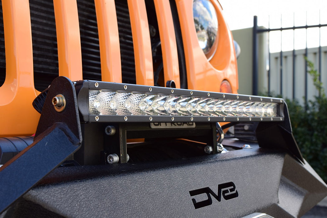 DV8 Offroad BS20E100W5W Single Row LED Light Bar With Chrome Face 20.0 Inch DV8 Offroad - Truck Part Superstore