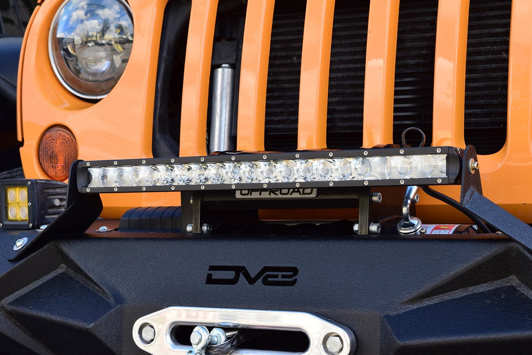 DV8 Offroad BS6E30W5W Single Row LED Light Bar With Chrome Face 6.0 Inch DV8 Offroad - Truck Part Superstore