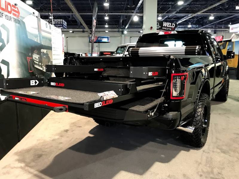 BedSlide BSA-BKB Bedslide Black BedBin Complete 5 Piece Kit - Truck Part Superstore
