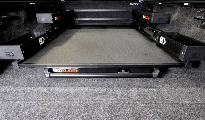 BedSlide BSA-BKB Bedslide Black BedBin Complete 5 Piece Kit - Truck Part Superstore