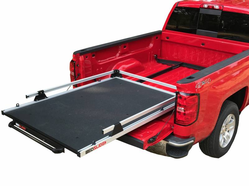 BedSlide BSA-GM7595 GM Silverado and Sierra 14-18 6.6 Foot and 8 Foot No-Drill Factory Mount Install Kit Bedslide - Truck Part Superstore