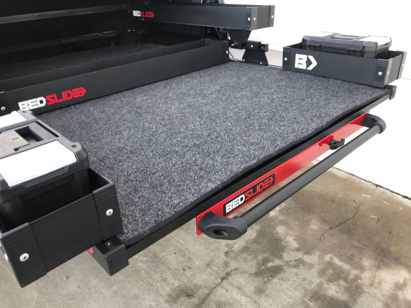 BedSlide BSA-MKB Bedslide Black BedBin Mini Kix 7 Inch X 18 Inch 2 pc Bin Kit - Truck Part Superstore