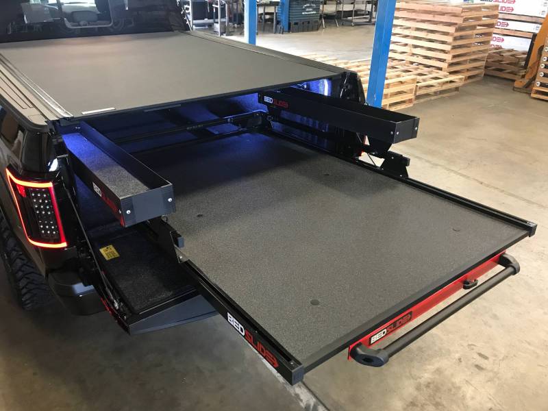 BedSlide BSA-SKB Bedslide Black BedBin Side Kix 7 Inch x 44 Inch 2 piece Bin Kit - Truck Part Superstore