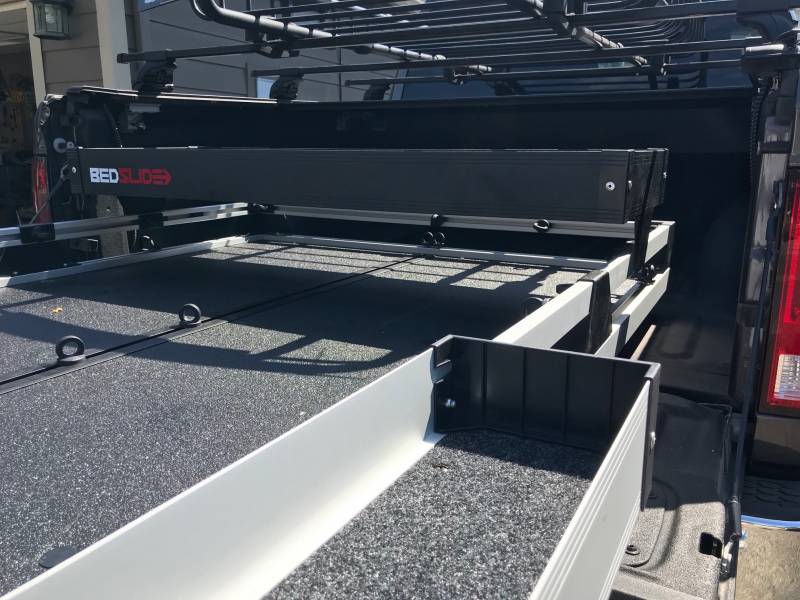 BedSlide BSA-UK48B Bedslide Black BedBin Upper Tray 48 Inch - Truck Part Superstore