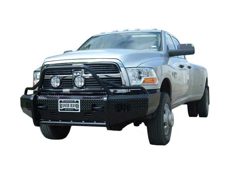 Ranch Hand BSD101BL1S Summit BullNose Series Front Bumper; Retains Factory Tow Hook And Fog Lights; - Truck Part Superstore