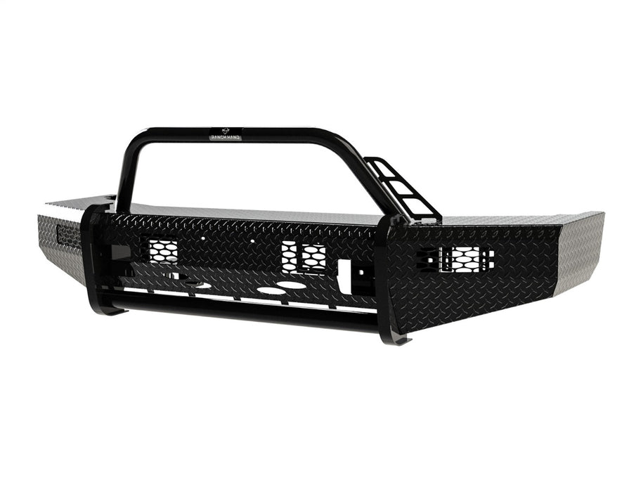 Ranch Hand BSF201BL1 Summit BullNose Series Front Bumper; Retains Factory Tow Hook; w/Camera Access; - Truck Part Superstore