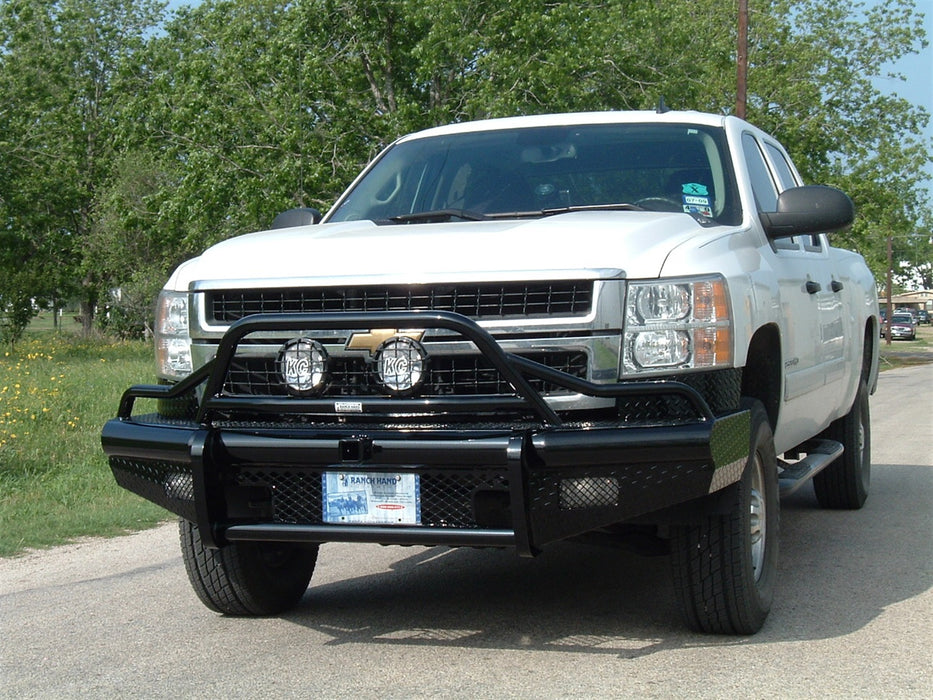Ranch Hand BTC081BLR Legend BullNose Series Front Bumper; Retains Factory Tow Hook And Fog Lights; - Truck Part Superstore