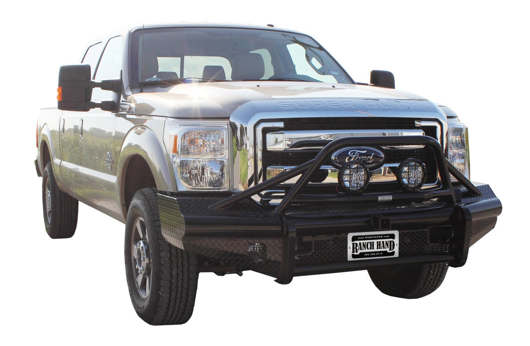 Ranch Hand BTF111BLR Legend BullNose Series Front Bumper; Retains Factory Tow Hook And Fog Lights; - Truck Part Superstore