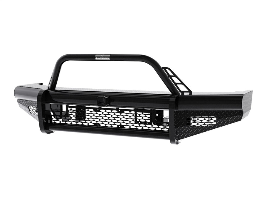 Ranch Hand BTF201BLR Legend BullNose Series Front Bumper; Retains Factory Tow Hooks; w/Camera Access; - Truck Part Superstore
