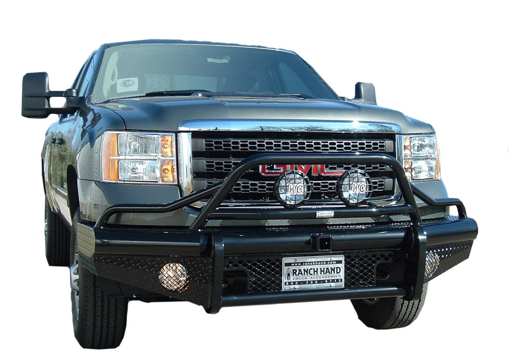 Ranch Hand BTG111BLR Legend BullNose Series Front Bumper; Retains Factory Tow Hook And Fog Lights; - Truck Part Superstore