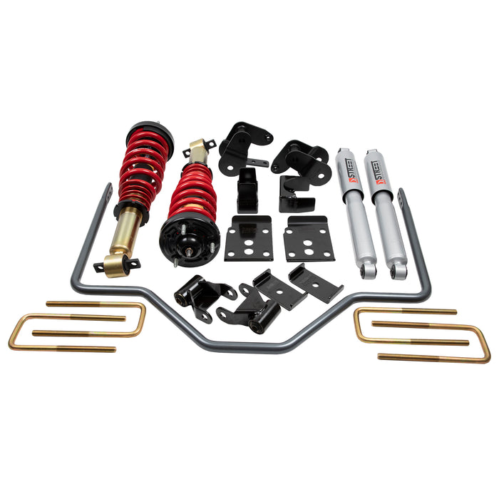 Belltech 1001HK Complete Kit Inc. Height Adjustable Front Coilovers & Rear Sway Bar - Truck Part Superstore