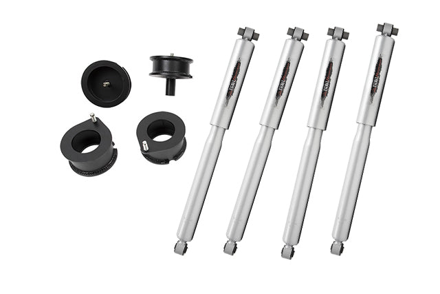 Belltech 1032SP 2.5" Coil Spring Spacers Inc. Front and Rear Trail Performance Shocks - Truck Part Superstore