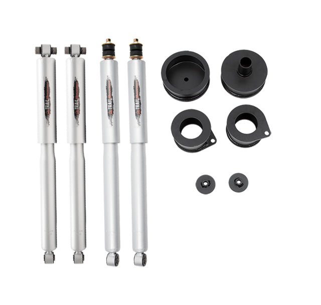 Belltech 1033SP 2.5" Coil Spring Spacers Inc. Front and Rear Trail Performance Shocks - Truck Part Superstore