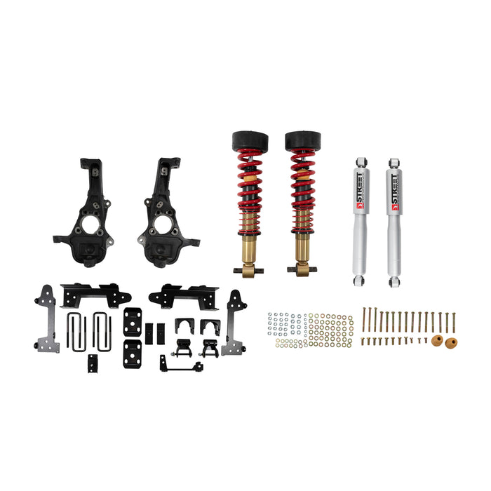 Belltech 1040SPC Complete Kit Inc. Height Adjustable Front Coilovers - Truck Part Superstore