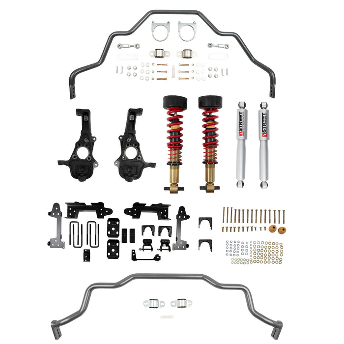 Belltech 1041HK Complete Kit Inc. Height Adjustable Front Coilovers & Rear Sway Bar - Truck Part Superstore