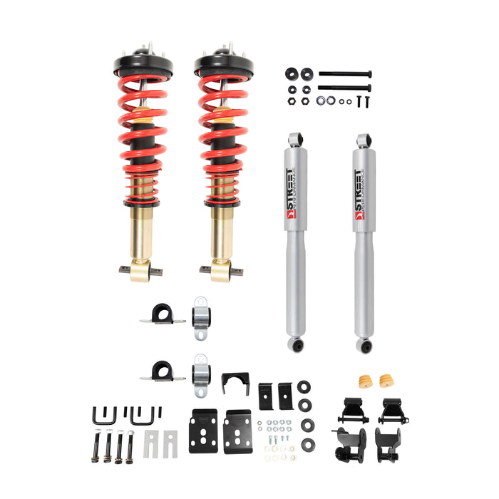Belltech 1050SPC Complete Kit Inc. Height Adjustable Front Coilovers - Truck Part Superstore