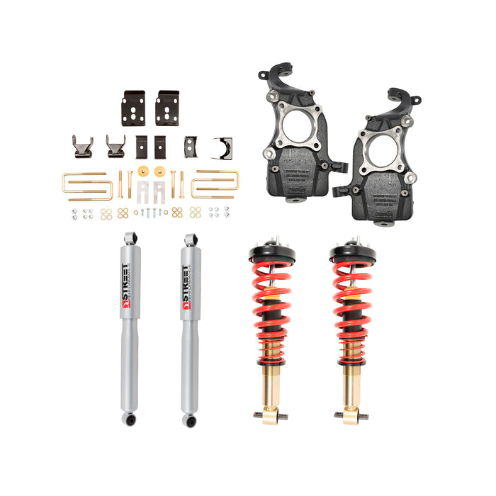Belltech 1051SPC Complete Kit Inc. Height Adjustable Front Coilovers - Truck Part Superstore