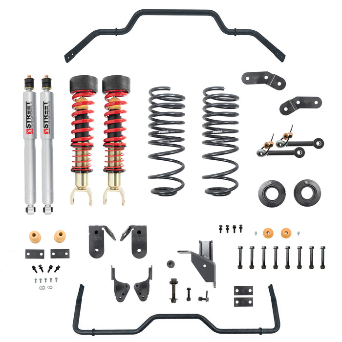 Belltech 1061HK Complete Kit Inc. Height Adjustable Front Coilovers & Rear Sway Bar - Truck Part Superstore