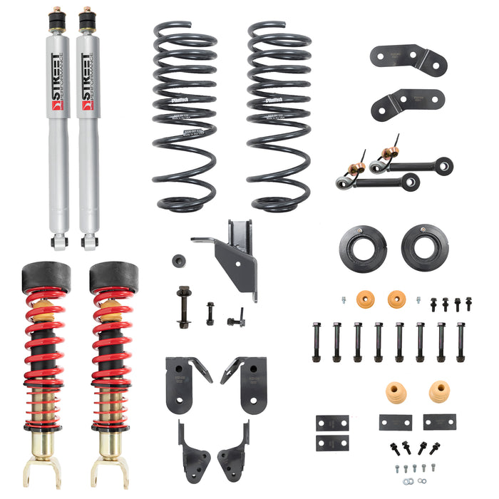 Belltech 1061SPC Complete Kit Inc. Height Adjustable Front Coilovers - Truck Part Superstore