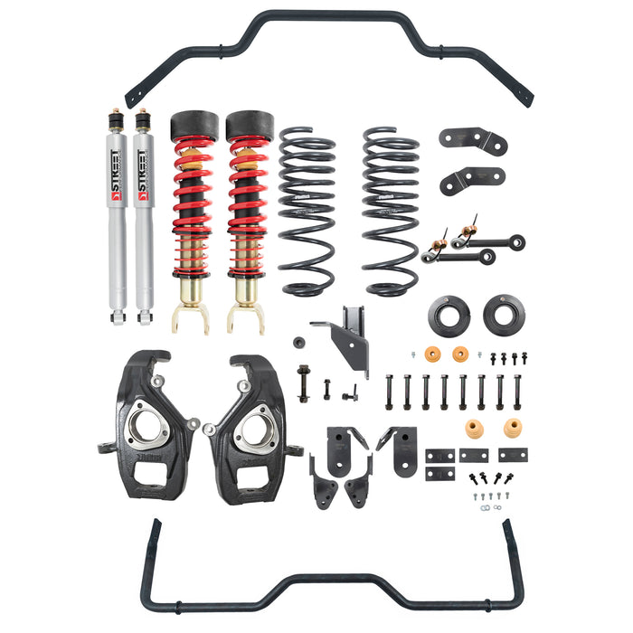 Belltech 1062HK Complete Kit Inc. Height Adjustable Front Coilovers & Rear Sway Bar - Truck Part Superstore