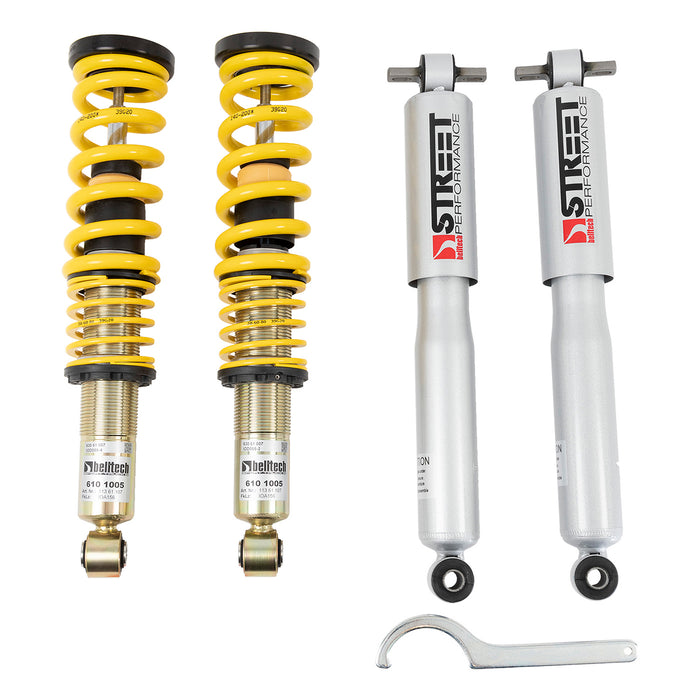 Belltech 13001 Factory Preset Fixed Damping, 0-3" Height Adjustable Drop - Truck Part Superstore