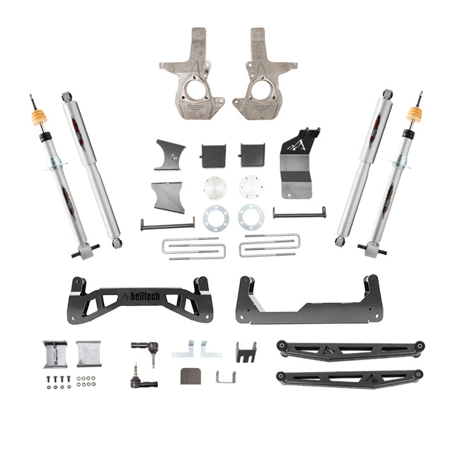 Belltech 150201TP 7-9" Lift Kit Inc. Front and Rear Trail Performance Struts/Shocks - Truck Part Superstore