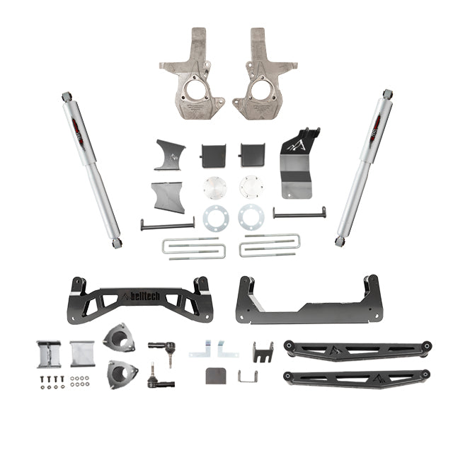 Belltech 150203BK 7" Lift Kit Inc. Rear Trail Performance Shocks Only - Truck Part Superstore